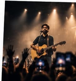 Arjun K. at Anirudh Live