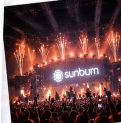 Sneha R. at Sunburn Festival
